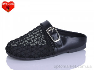 Сабо жіночі 680-1 Jiao Li Mei чорний  оптом от Optomarket