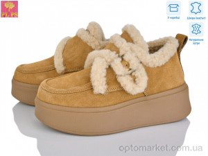 Черевики жіночі 6803-6 PLPS коричневий  оптом от Optomarket
