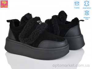 Черевики жіночі 6804-2 PLPS чорний  оптом от Optomarket