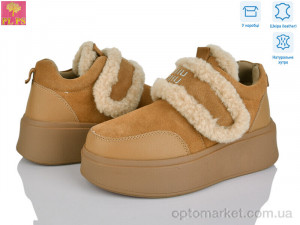 Черевики жіночі 6804-6 PLPS коричневий  оптом от Optomarket