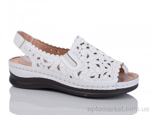 Босоніжки жіночі 687-2 Leguzaza білий  оптом от Optomarket