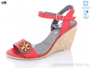 Босоніжки жіночі 69-360 Sherlock Soon червоний  оптом от Optomarket