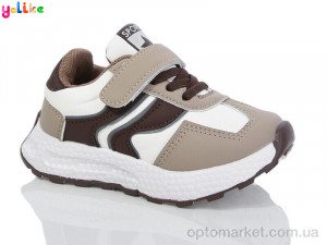 Кросівки дитячі 690-1 Yalike коричневий  оптом от Optomarket