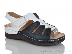 Босоніжки жіночі 690-12 Leguzaza синій  оптом от Optomarket