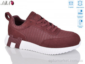 Кросівки жіночі 6ABA08-21 Hengji бордовий  оптом от Optomarket