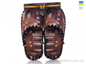 Капці чоловічі 7-24 Vends коричневий  оптом от Optomarket