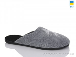 Капці чоловічі 702-2 Klerotex сірий  оптом от Optomarket