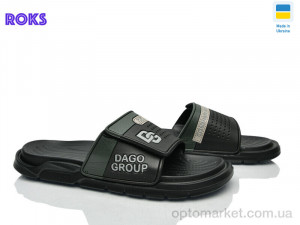Шльопанці чоловічі 704 чорний Dago чорний  оптом от Optomarket
