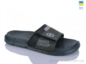 Шльопанці чоловічі 704 хакі Dago зелений  оптом от Optomarket