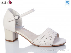 Босоніжки жіночі 705-27-2 Aba білий  оптом от Optomarket