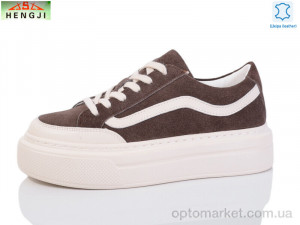 Кросівки жіночі 707-7 Hengji коричневий  оптом от Optomarket