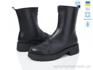 Черевики жіночі 7077 чорний к. IT Style чорний  оптом от Optomarket