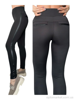 Лосини жіночі 7146 чорний Sport style чорний  оптом от Optomarket