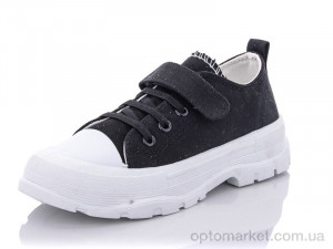Кеди дитячі 72-001A Xifa чорний  оптом от Optomarket