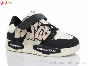 Кросівки дитячі 721-5 Yalike чорний  оптом от Optomarket