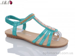 Босоніжки жіночі 722-7 Chengfa зелений  оптом от Optomarket