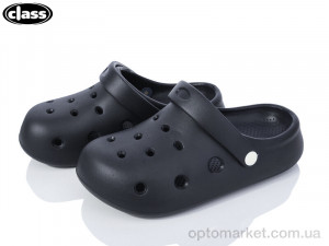 Крокси жіночі 7238-1 Wei Wei-Class чорний  оптом от Optomarket