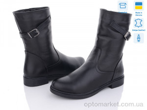 Чоботи жіночі 725 чорний Mona Lisa чорний  оптом от Optomarket