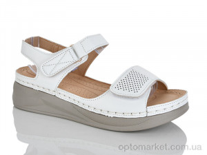 Босоніжки жіночі 727-2 Leguzaza білий  оптом от Optomarket
