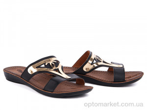 Шльопанці жіночі 7270 черный Selena  оптом от Optomarket