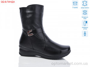 Черевики жіночі 729 DJUS SHOES чорний  оптом от Optomarket