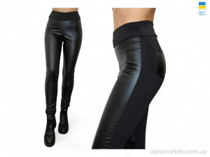 Лосини жіночі 740 чорний Sport style чорний  оптом от Optomarket