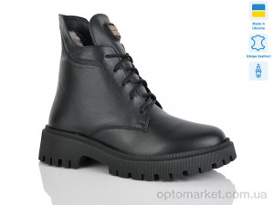 Черевики жіночі 75 чорний к. зима Sali чорний  оптом от Optomarket