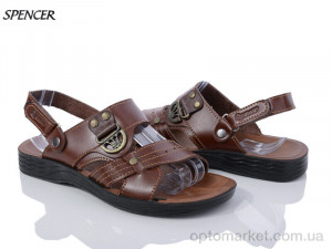 Сандалі чоловічі 752 brown Spencer коричневий  оптом от Optomarket