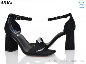 Босоніжки жіночі 76-23 Vika чорний оптом от Optomarket