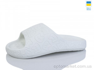 Шльопанці жіночі 77-22 білі Tismel білий  оптом от Optomarket