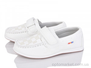 Туфлі дитячі 77-31 Kimbo-o білий  оптом от Optomarket