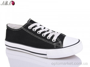 Кеди жіночі 77-59 Aba чорний  оптом от Optomarket