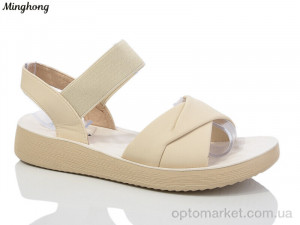 Босоніжки жіночі 7718-39 beige масажка Minghong бежевий  оптом от Optomarket