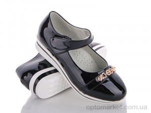 Туфли детские 777-P69-1 old Seven черный  оптом от Optomarket