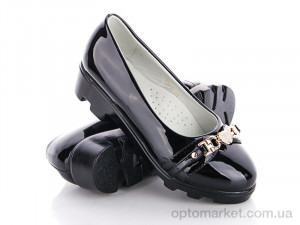Туфли детские 777-P76-1 old Seven черный  оптом от Optomarket