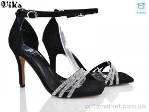 Босоніжки жіночі 78-29 Vika чорний оптом от Optomarket