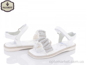 Босоніжки дитячі 7800-2 Paliament білий  оптом от Optomarket