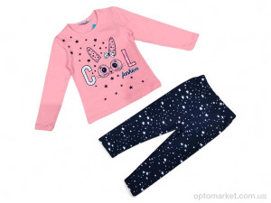 Комплекти дитячі дитячі 7809 персиковий  реглан-лосини CitCit Baby рожевий  оптом от Optomarket