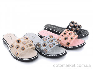 Шльопанці жіночі 783-87 mix Lion мікс  оптом от Optomarket