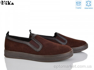 Сліпони жіночі 800-6 Vika коричневий оптом от Optomarket