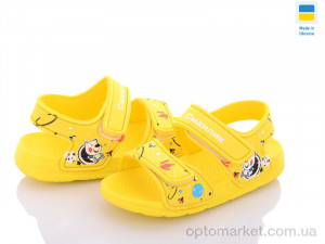 Босоніжки дитячі 8001B-8 Luck Line жовтий  оптом от Optomarket