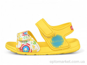 Босоніжки дитячі 8005B-8 Смайлик жовтий  оптом от Optomarket