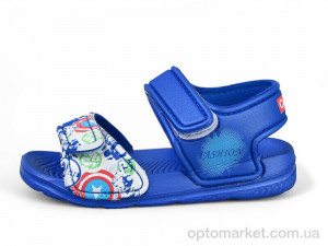 Сандалі дитячі 8005C-16 Смайлик синій  оптом от Optomarket