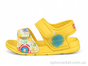 Босоніжки дитячі 8005C-8 Смайлик жовтий  оптом от Optomarket