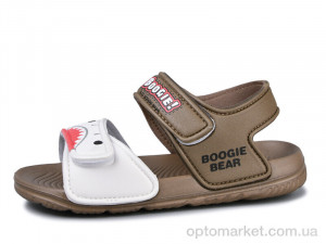 Сандалі дитячі 8010B-17 Смайлик коричневий  оптом от Optomarket