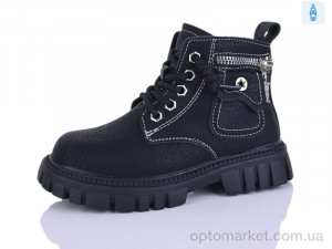 Черевики дитячі 8032 black KEWK чорний  оптом от Optomarket