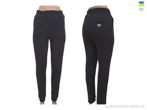 Спортивні штаны жіночі 8040 чорний Sport style чорний  оптом от Optomarket