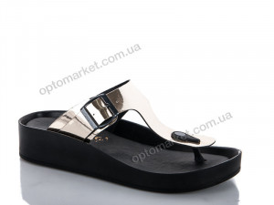 Шлепки женские 804101 altin Caprito золотой оптом от Optomarket