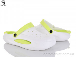 Крокси чоловічі 809 white Red Sun білий  оптом от Optomarket