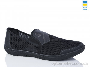 Сліпони чоловічі 81 чорний Dago чорний  оптом от Optomarket